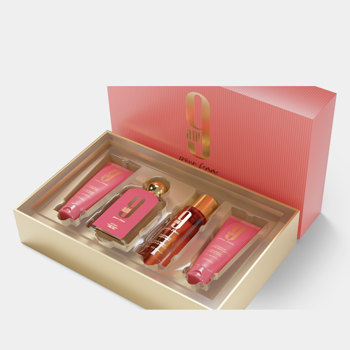 PRESENTSET 9 AM POUR FEMME